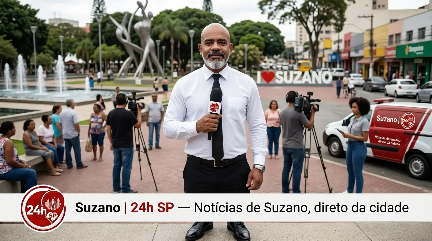 Vista da cidade de Suzano SP, destaque para sua modernização e reconhecimento