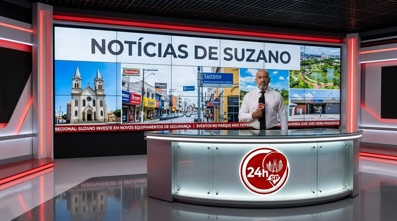Reunião de autoridades para lançamento da operação de segurança em Suzano SP