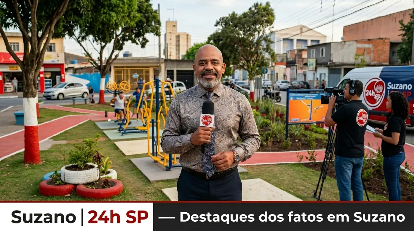 Cidade de Suzano celebra anúncio de oito novas obras esportivas para 2026